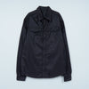 プラダ ロゴ ジップ ナイロン 長袖シャツ シャツジャケット ブラック