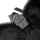 プラダ トライアングルロゴ テスート / レザー ショルダーバッグ ブラック