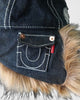 Earflap 5-Panel Dirty Indigo シュプリーム × トゥルーレリジョン ファー キャップ インディゴブルー