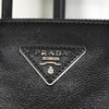 プラダ レザー ビジュー スタッズ 2way ハンドバッグ ショルダーバッグ ブラック