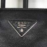 プラダ レザー ビジュー スタッズ 2way ハンドバッグ ショルダーバッグ ブラック