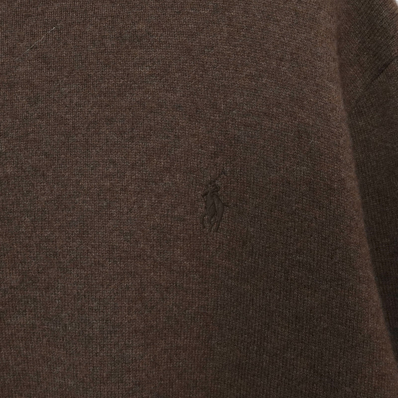 ポロ ラルフローレン スモールポニー ウール ニット ブラウン