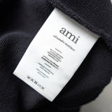 Ami Paris College Logo Sweatshirt Black