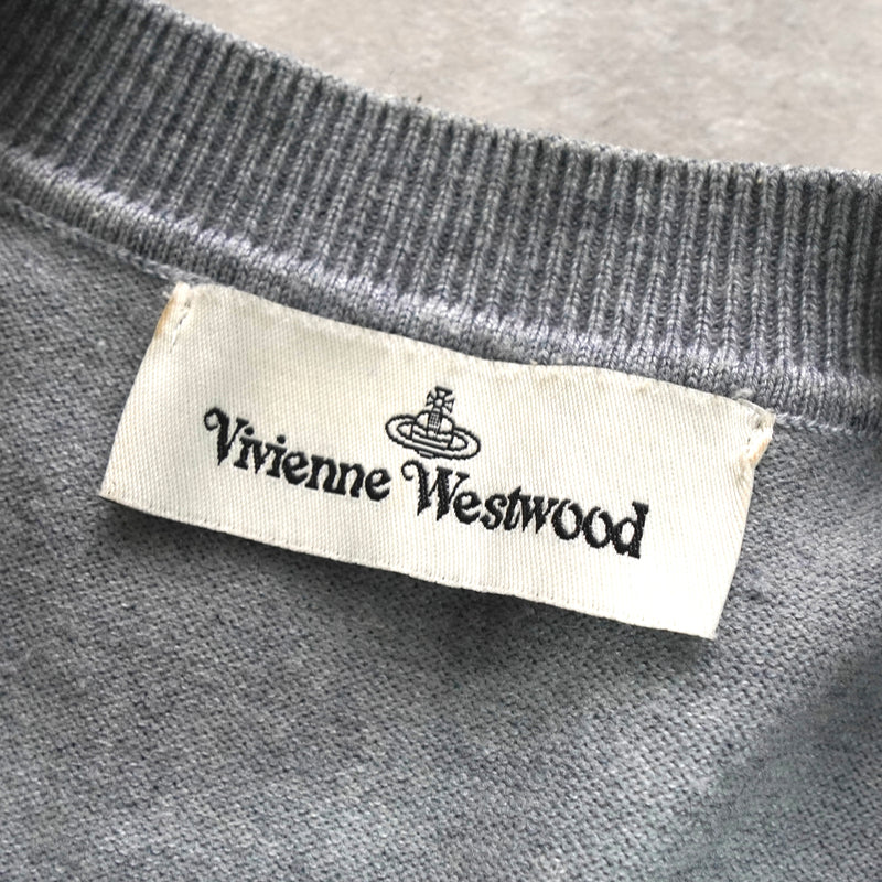 ヴィヴィアン ウエストウッド オーブ カーディガン レディース グレー