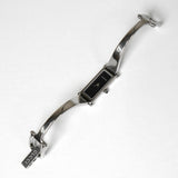 グッチ 1500L SS / QZ 黒文字盤 シルバー 腕時計 - NEWSED