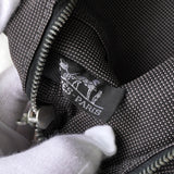 Hermes Foult PM Canvas Handbag Black/Grey