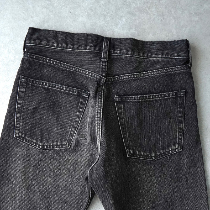 バレンシアガ ウォッシュ加工 デニム ブラック レディース