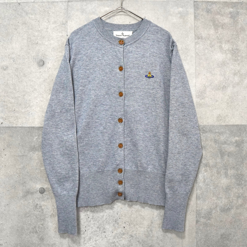 ヴィヴィアン ウエストウッド オーブ カーディガン レディース グレー