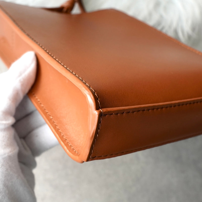 ジルサンダー タングル スモール レザー ショルダーバッグ ブラウン