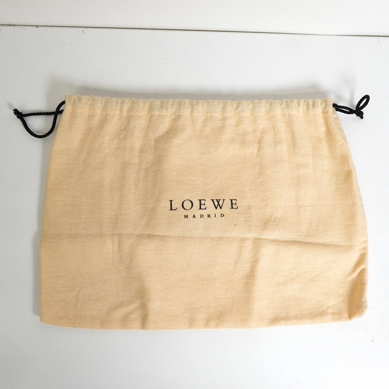 ロエベ ロゴ レザー ミニ ハンドバッグ レッド