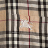 Burberry London Nova 米色格纹短袖衬衫