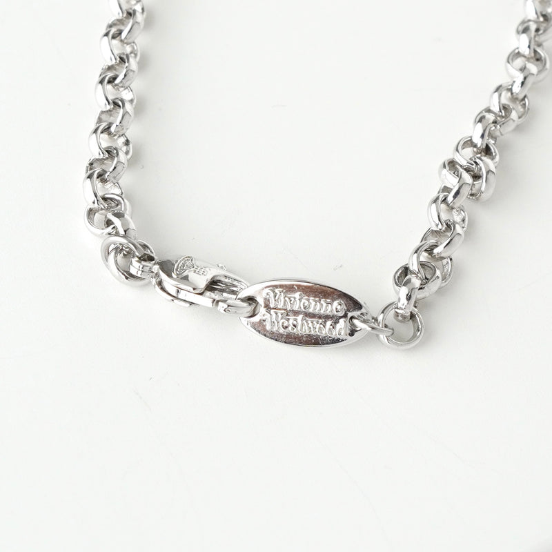 ヴィヴィアン ウエストウッド ラージ オーブ シルバー ネックレス