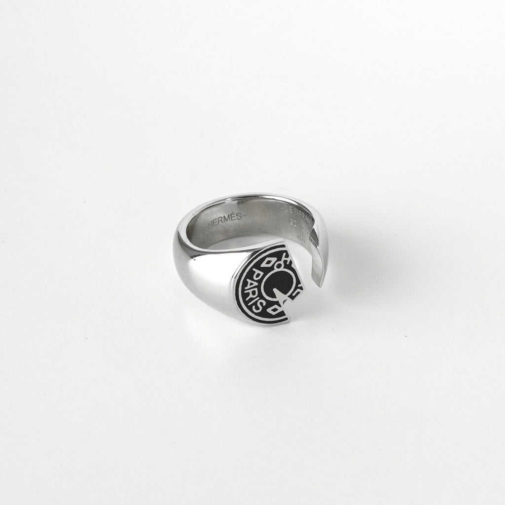 エルメス カルーセル パラディウム 指輪 リング 16.5号