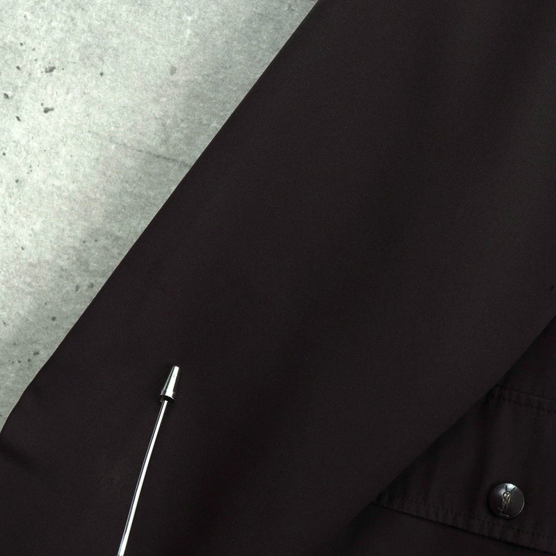 イヴサンローラン リバーシブル YSLロゴ ブルゾンホワイト / ブラック