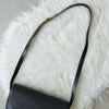 Christian Dior CD logo gold hardware leather shoulder bag navy