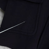 バーバリー ヴィンテージ カシミヤ混紡 ウールコート ブラック