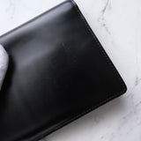 メゾン マルジェラ 4ステッチ 四つタグ カーフレザー 長財布 二つ折り財布 ブラック 箱付き