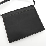 サンローラン YSLロゴ ステッチ ショルダーバッグ ブラック