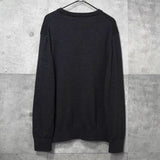 メゾン キツネ フォックスロゴ ニット グレー