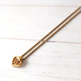 Heart Motif Gold Necklace