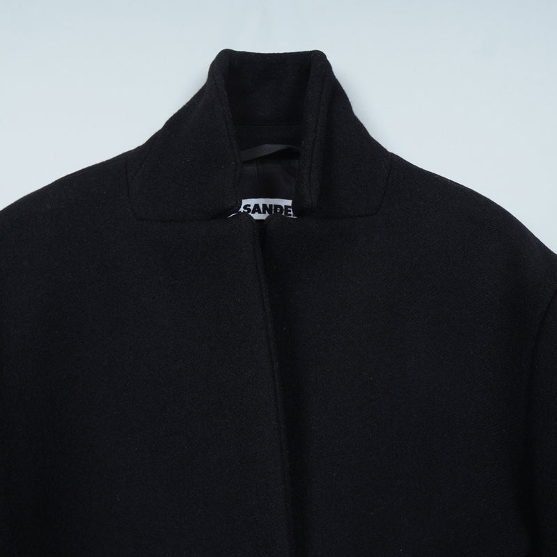 ジルサンダー チェスターコート ウールコート ブラック レディース