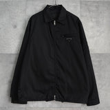 プラダ Re-Nylon トライアングルロゴ ナイロン シャツジャケット メンズ ブラック