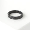 ティファニー 1837 ナロー チタン 指輪 リング ブラック 16号