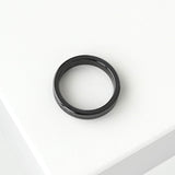 ティファニー 1837 ナロー チタン 指輪 リング ブラック 16号 - NEWSED