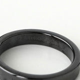 ティファニー 1837 ナロー チタン 指輪 リング ブラック 16号 - NEWSED