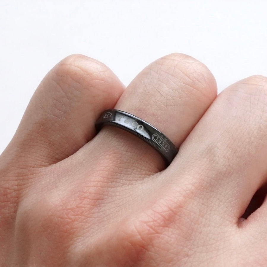 ティファニー 1837 ナロー チタン 指輪 リング 16号 | ブランド古着を