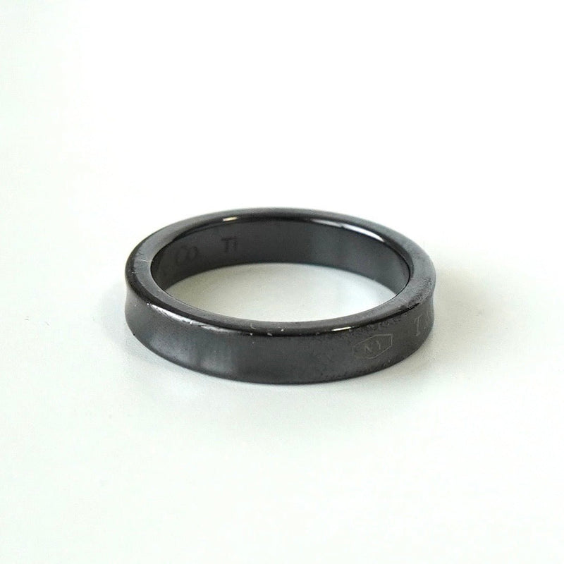 Tiffany & Co. ブラックチタンリング　16号 Tiffany & Co. ブラックチタンリング 16号 ティファニー チタン リング