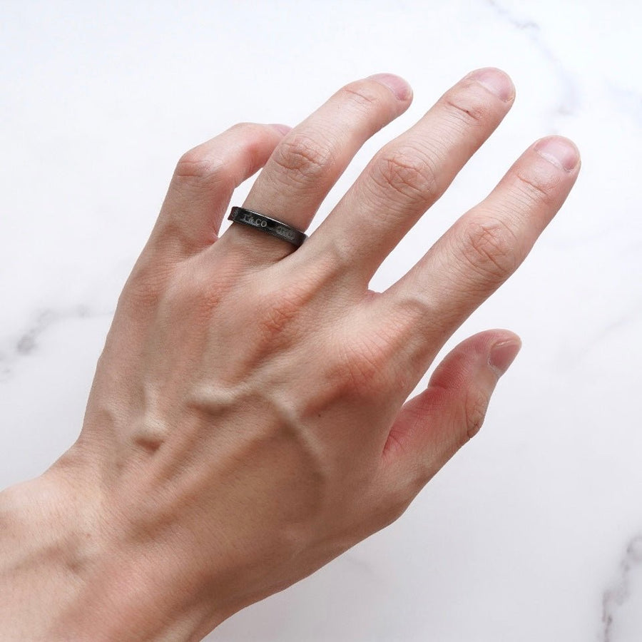 ティファニー 1837 ナロー チタン 指輪 リング 16号 | ブランド古着を