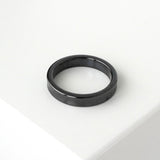 ティファニー 1837 ナロー チタン 指輪 リング ブラック 16号 - NEWSED