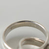 Tiffany 1837 Narrow 2-Row Interlocking Circle Ring, Silver 925, Size 10.5