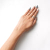 Tiffany 1837 Narrow 2-Row Interlocking Circle Ring, Silver 925, Size 10.5