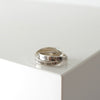 Tiffany 1837 Narrow 2-Row Interlocking Circle Ring, Silver 925, Size 10.5