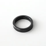 ティファニー 1837 ナロー チタン 指輪 リング ブラック 7.5号 - NEWSED