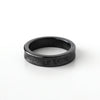 ティファニー 1837 ナロー チタン 指輪 リング ブラック 7.5号