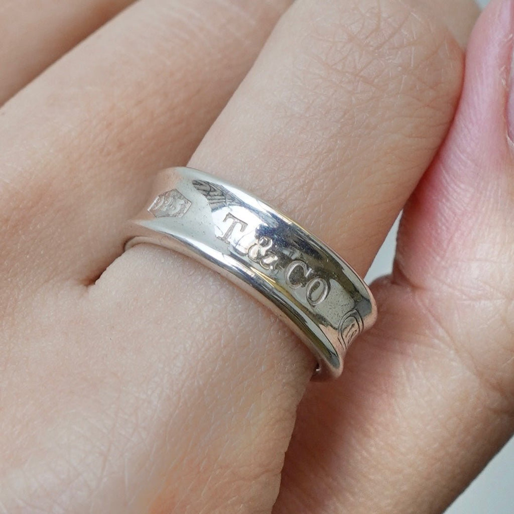 ティファニー ナロー 1837 リング 指輪 シルバー925 新品磨き済 11.5号