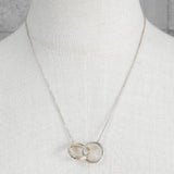 ティファニー 1837 インターロッキング ダブルリング シルバー925 ネックレス - NEWSED