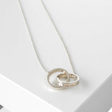 ティファニー 1837 インターロッキング ダブルリング シルバー925 ネックレス - NEWSED