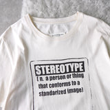 18AW STEREOTYPE Tee Shirt - NEWSED