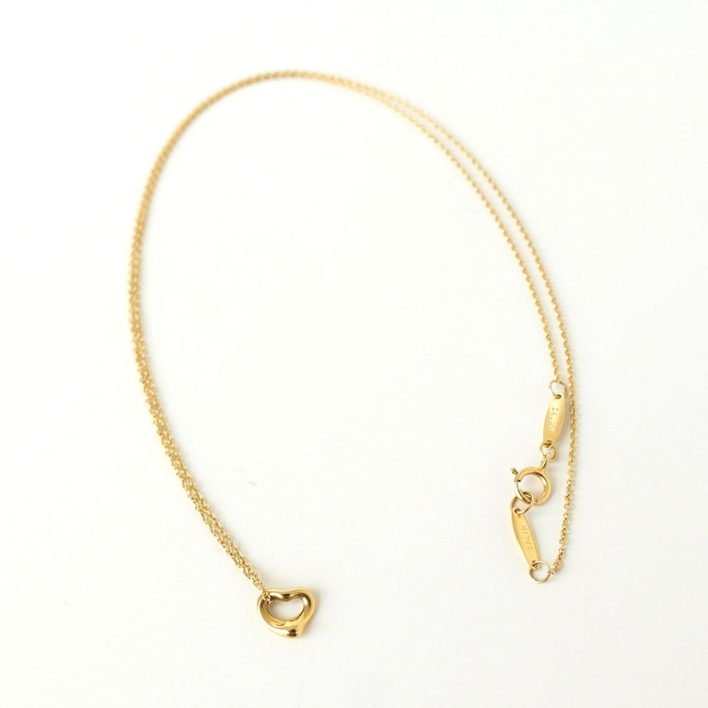 ティファニー 18K オープンハート 7mm ネックレス 定価118,800円