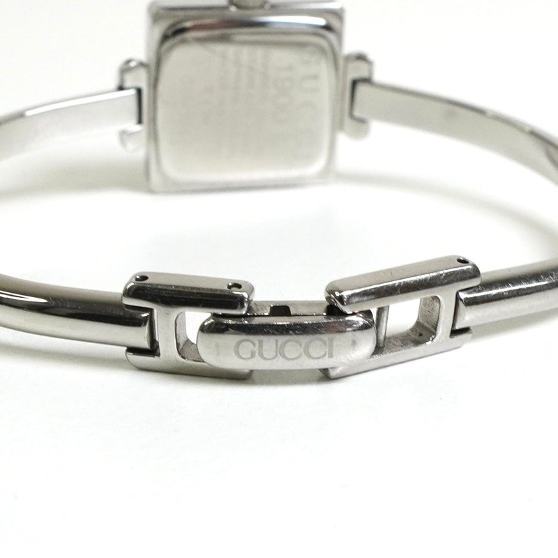 グッチ 1900L 0357576 バングルウォッチ SS / クォーツ ブルー文字盤 腕時計 電池交換済 - NEWSED