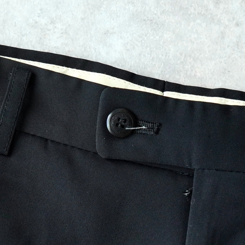 クリスチャン ディオール ヴィンテージ ツータック スラックス ブラック