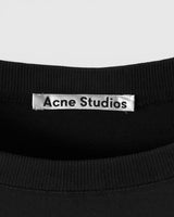 アクネ ストゥディオズ 反転ロゴ Tシャツ ブラック M メンズ
