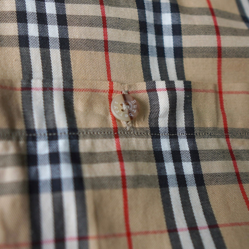 1970〜1980s Logo Embroidery Check Shirt - NEWSED