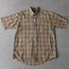 1970〜1980s Logo Embroidery Check Shirt