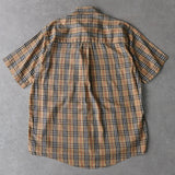 1970〜1980s Logo Embroidery Check Shirt - NEWSED
