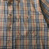 1970〜1980s Logo Embroidery Check Shirt - NEWSED